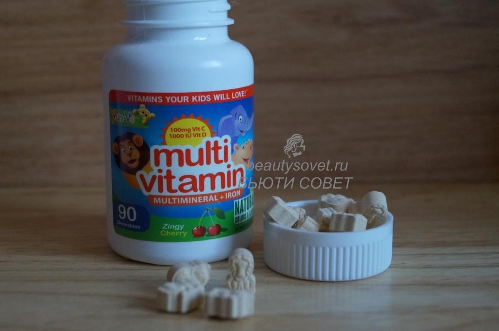 Yum-V’s мультивитамины для детей. Отзыв, фото.